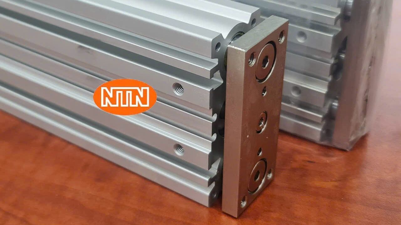 Compact Guide Cylinder SMC MGPM25-400Z Xy lanh khí nén