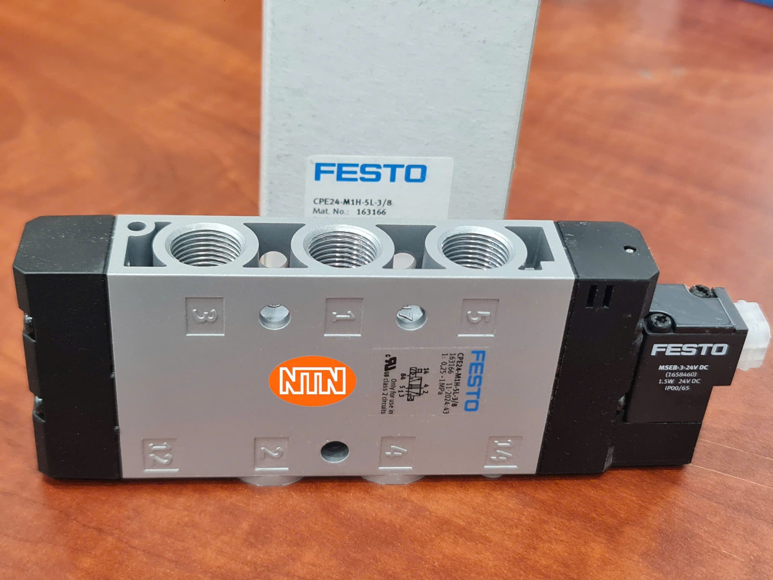 Solenoid Valve Festo CPE24-M1H-5L-3/8 Van điện từ