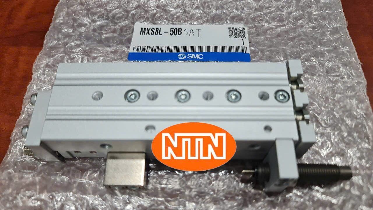 Air Slide Table SMC MXS8L-50BSAT Xi lanh bàn trượt