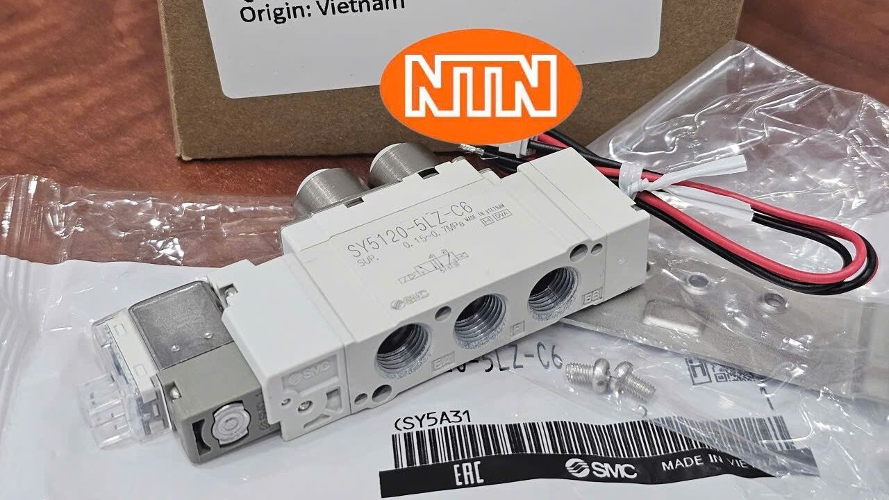 Solenoid Valve SMC SY5120-5LZ-C6-F1 Van điện từ